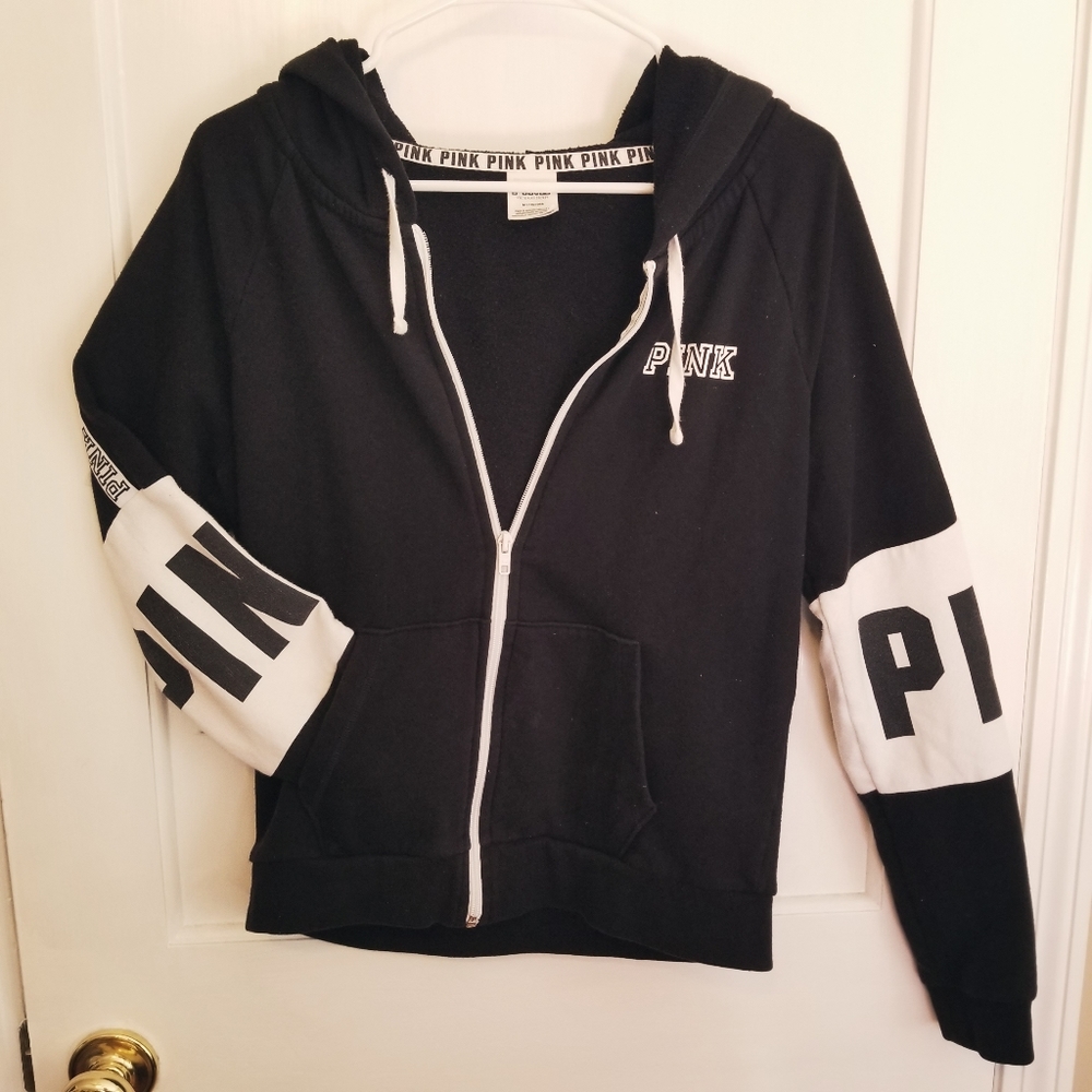 PINK Black Sweatsuit